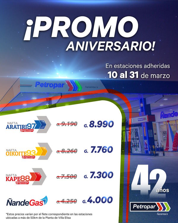 PROMO 42 AÑOS PRETROPAR